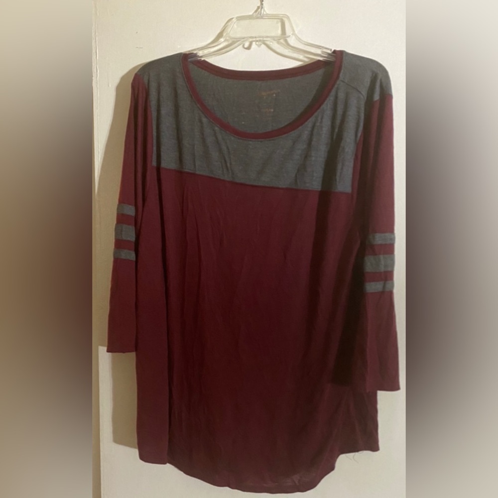 Purple and Grey top